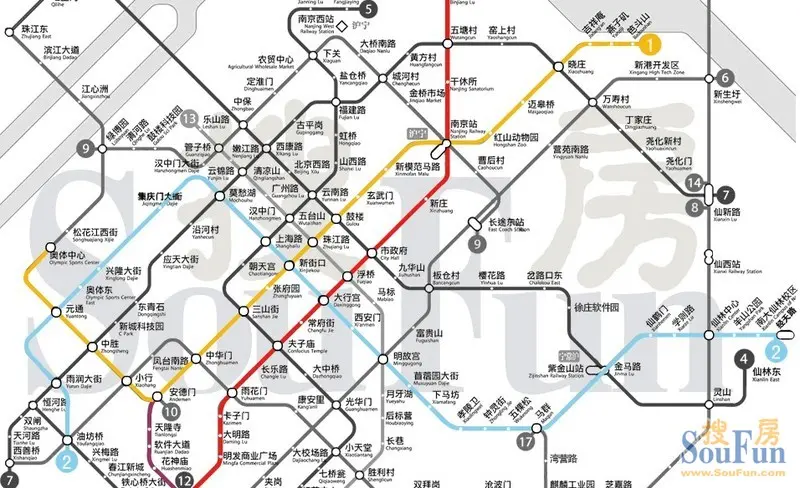 新地铁沿线共32家待售楼盘 等待借东风开盘-南京新房网-搜房网