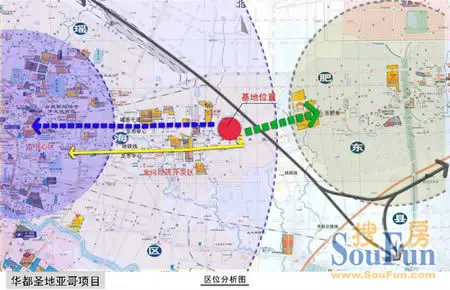 华都圣地亚哥位于合肥市瑶海区龙岗开发区临泉东路和王岗大道交叉口