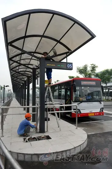 沪宁城际高铁虹桥公交枢纽投用 旅客停车每小