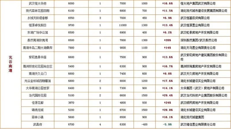 光谷南湖片区 刚性需求拉动房价