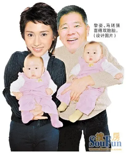 马廷强<em>黎姿</em>喜获<em>双胞胎女儿</em> 公开曝光孩子家居