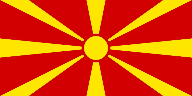 马其顿共和国用国旗的图案作为