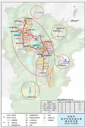 2010年9月3日,《贵阳市城市快速轨道交通建设规划(2010-2020)》经