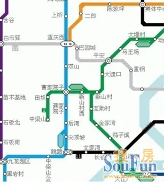 火车西站最新线路图