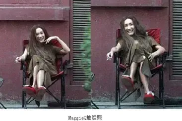 <em>头发</em>蓬乱外加露齿大笑和<em>抽烟</em>