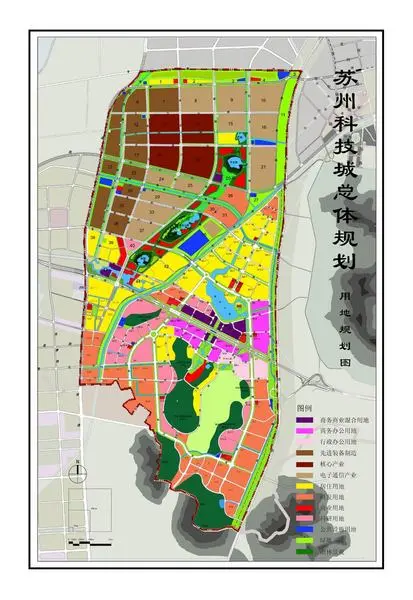 苏州科技城规划图