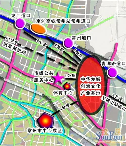 常州"一核八园"中新北区"四园"规划公布
