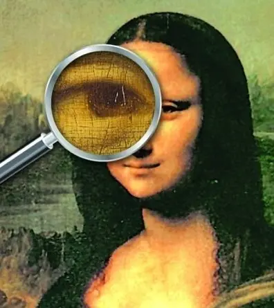 达芬奇蒙娜丽莎画像右眼惊现字母lv 看如画美女(图)