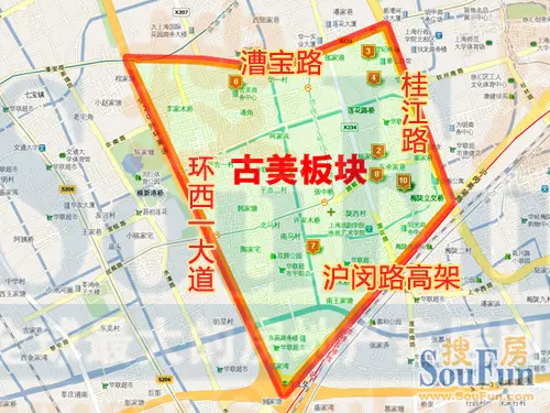 房天下板块置业指南—闵行区商圈划分说明
