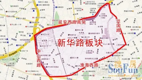 搜房网板块置业指南—长宁区商圈划分说明