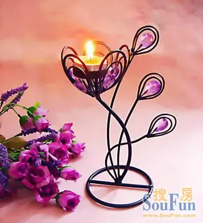你问我爱你有多深烛光代表我的心 情人节餐桌