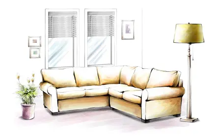 经典手绘室内家居设计图(组图)