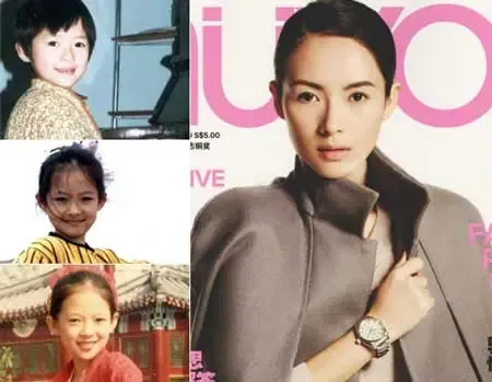 林志玲范冰冰章子怡杨幂童年青春照大曝光(图)-