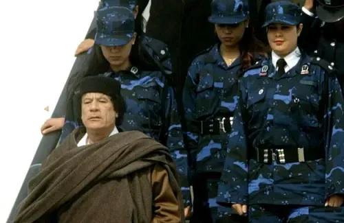 <em>利比亚</em>卡扎菲的<em>美女</em>保镖 出身军事学院个个身