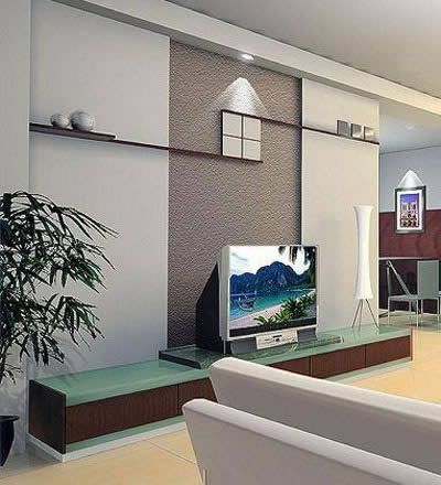 客厅,电视背景墙效果图,装修