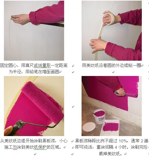 福乐阁水性多彩黑板漆 儿童房装修 福乐阁水性多彩黑板漆 儿童房装修