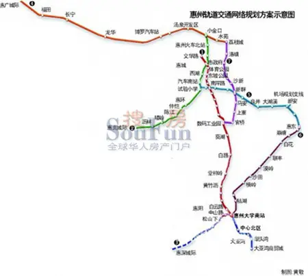 惠州地铁规划