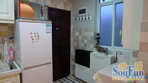 返回                     这是进门的玄关处,集中了鞋柜,冰箱,洗衣机
