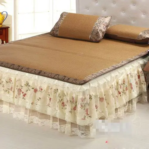 公主蕾丝床裙光彩闪亮且看蚊帐凉席如何搭档(图)-家居快讯-