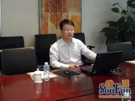 深圳华强(南通)投资有限公司副总经理吴总(来源:搜房网 摄影:周晓燕)