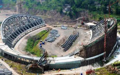 万州体育场工程建设显现雏形_房产频道_MSN