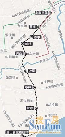 (1)地铁22号线即将开通 莘闵别墅区内新桥站点设置