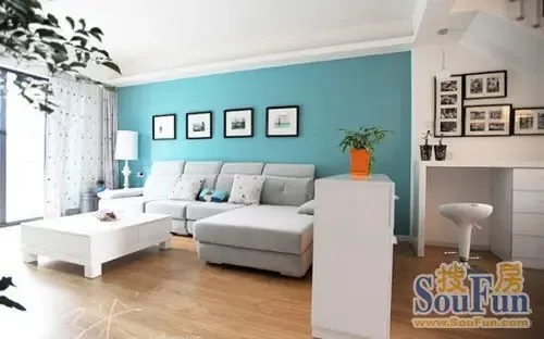 3米打造的80平米简约小复式客厅装修效果图欣赏-家居快讯-深圳