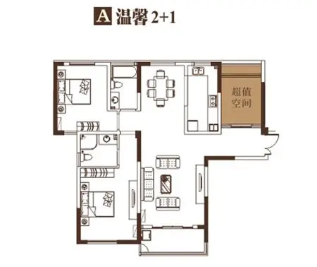 本次天安尚城竞拍房源户型图