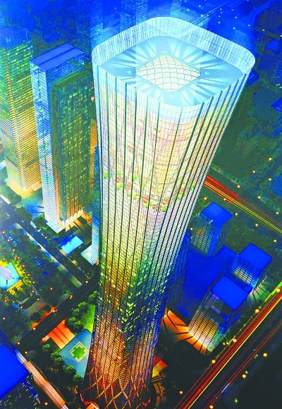 京城第一高楼中国尊启动 高逾500米-土地资