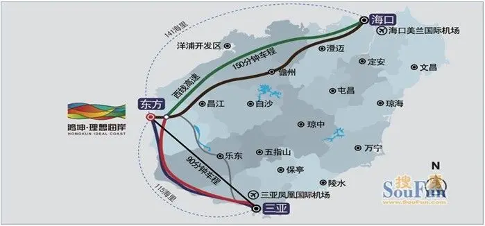 (699x326); 在海南西部的东方市八所镇_海南东方市,海南东方市地图