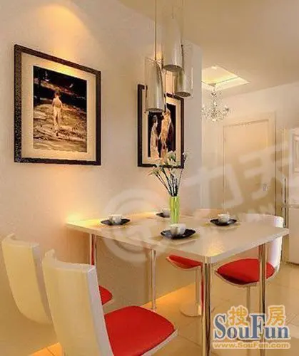 喜年广场小区55㎡两居室装修案例小户型魅力