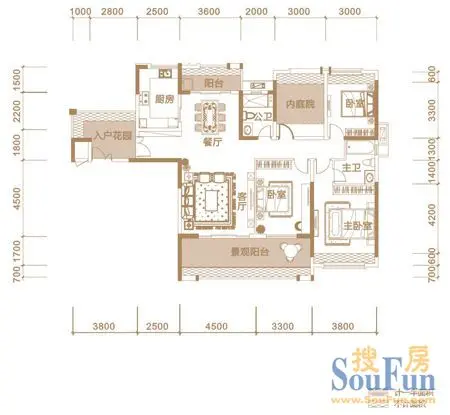 方直珑湖湾二期洋房最新户型图 整体均价8200
