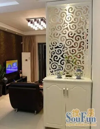 在gbj定做的烤漆屏风鞋柜