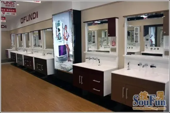 测评:欧风卫浴MD1050浴室柜 美观实用设计人