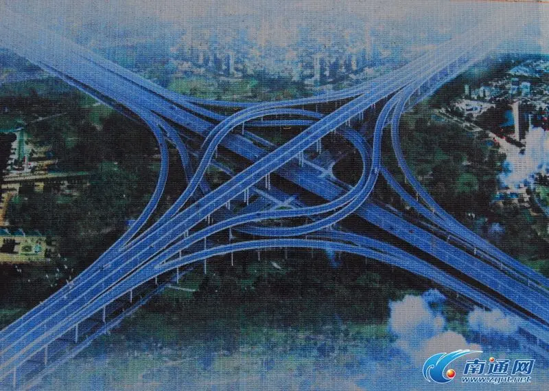 大道,通宁大道,长江路快速化改造工程,通京大道,钟秀路各两个跨线桥