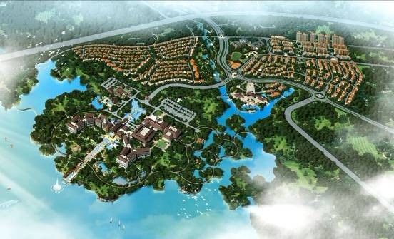 潜心筑造超级半岛生态别墅大城,在满足花山生态新城的 居住需求的同时