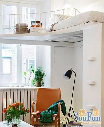 51㎡小户型婚房省钱装修 北欧风格小清新情侣