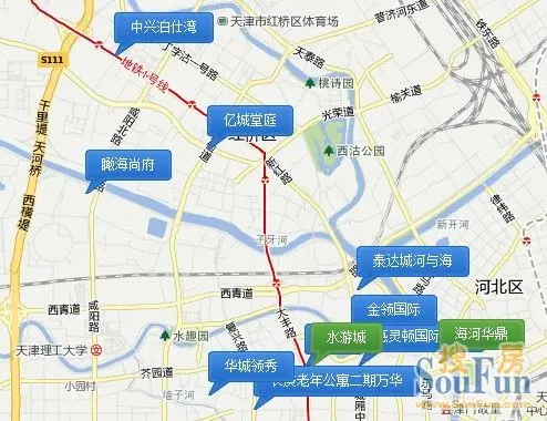 正在日益展露其锋芒,大大提升红桥区域的价值和地位,吸引众多购房者
