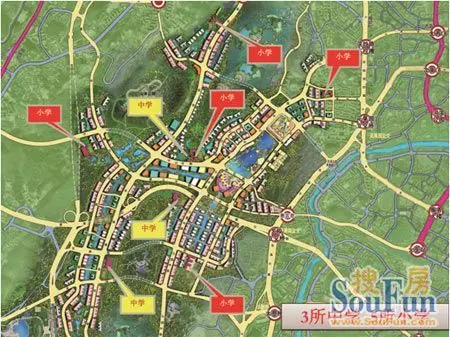花果园项目"教育 地产"成置业热点