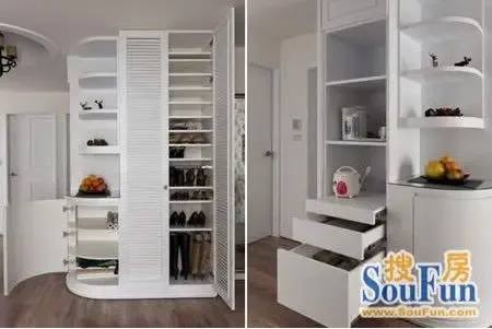 种职业白领女性的婚房设计 宜家空间收纳法(图