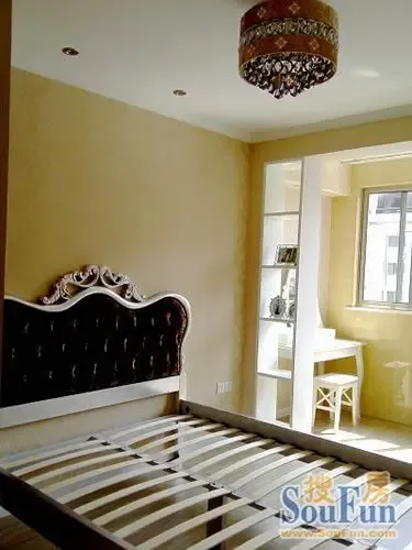 恋恋美女55平小户型 装出新古典银色欧式两室