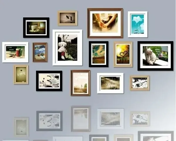 家居装修:<em>照片</em>大用处 时尚个性<em>diy</em>背景墙[图]-地