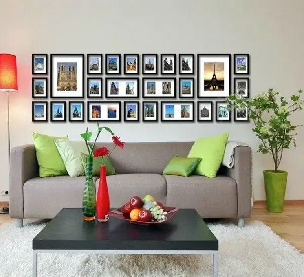 家居装修:照片大用处 时尚个性DIY背景墙[图]-地