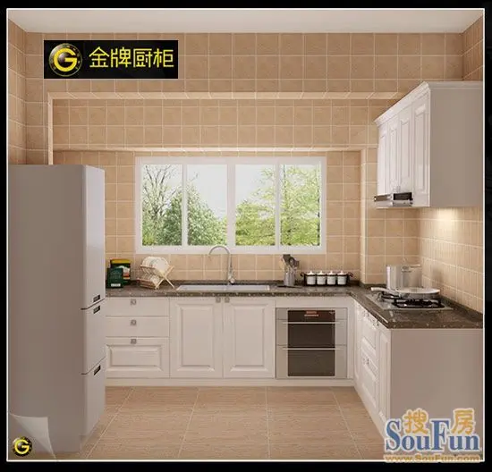 铭筑a户型c户型的设计典范 整体厨房解决方案-金牌橱柜欧罗拉