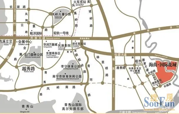 凤岭南路年底通车|搜房地产资讯