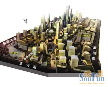 东莞石竹新花园周边建变电站超高层几成定局_