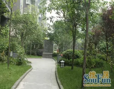 蜀郡小区实景图