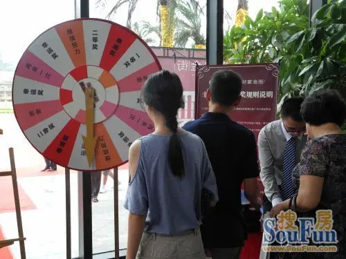 现场转盘抽奖活动