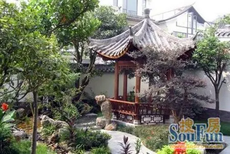 景观淄博防腐木淄博园林绿化沈阳水池假山;沈阳庭院设计|淄博别墅冷水滩区建别墅公司的图片