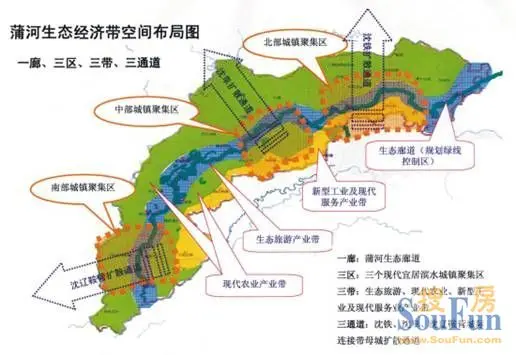 蒲河生态经济带布局敲定 沈北新区成熟大城碧桂园61